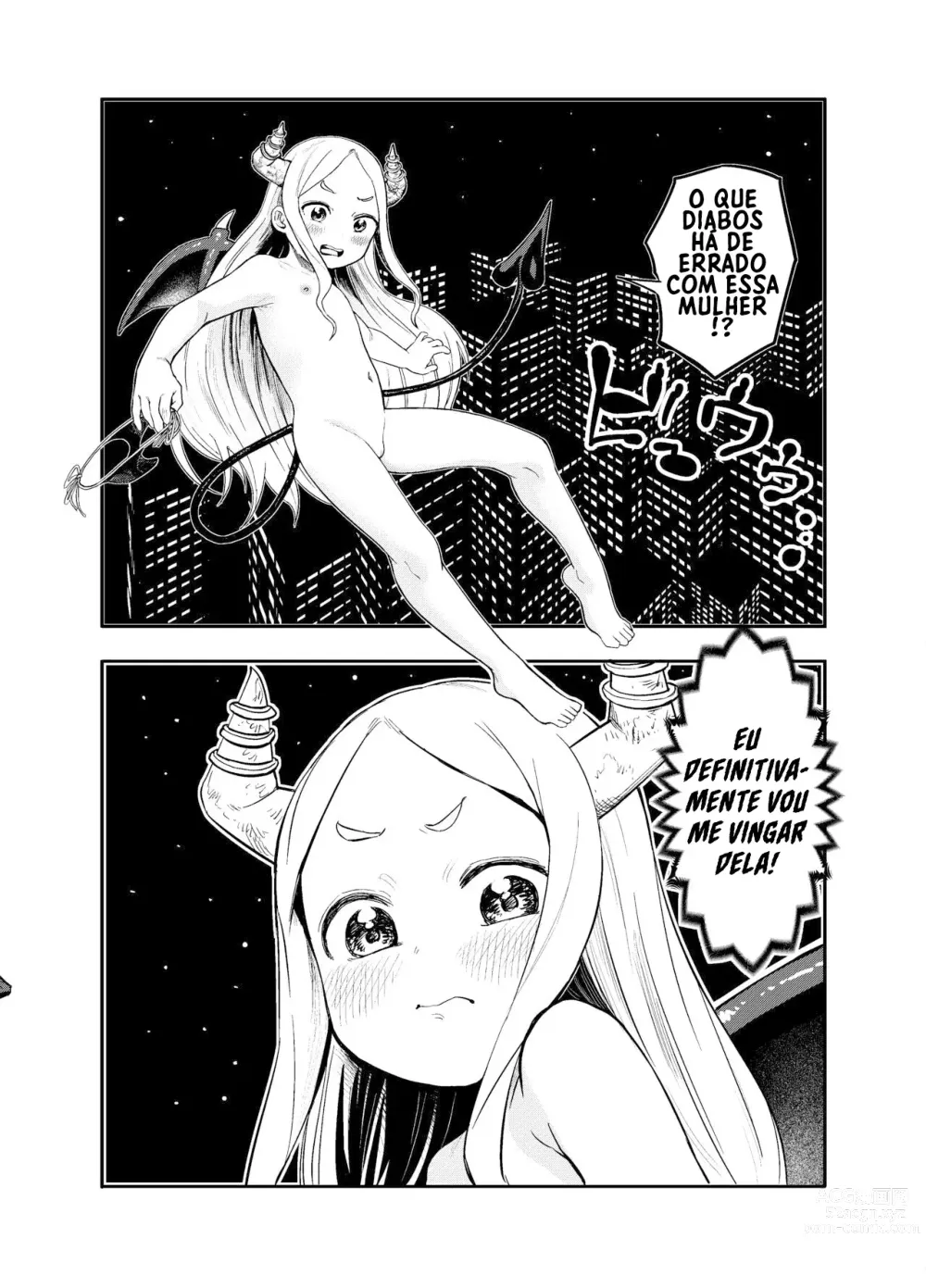 Page 18 of doujinshi Colegial lésbica pervertida provoca a succubus loli