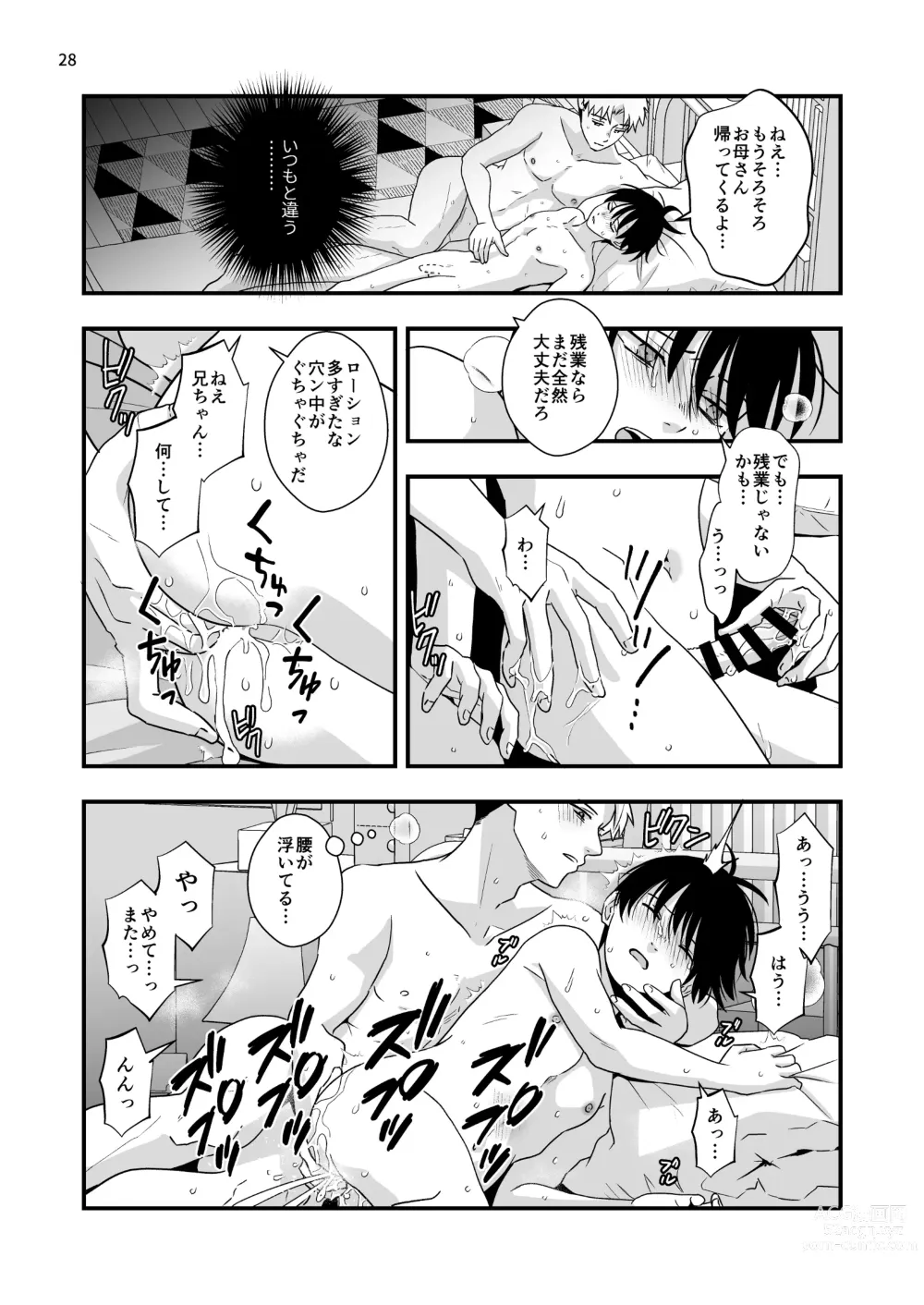 Page 28 of doujinshi Boku shika Shiranai Ani no Kao 2