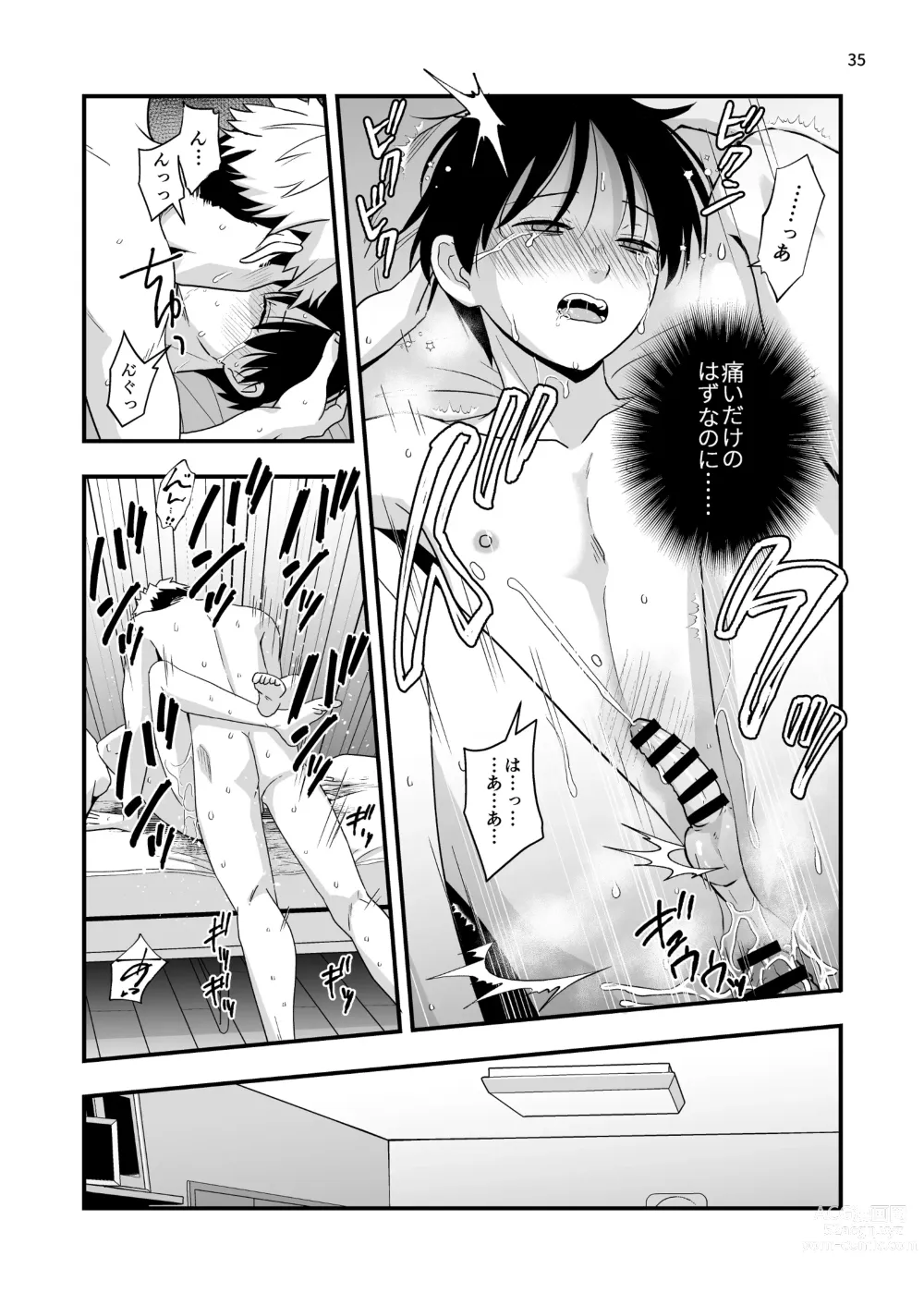 Page 35 of doujinshi Boku shika Shiranai Ani no Kao 2