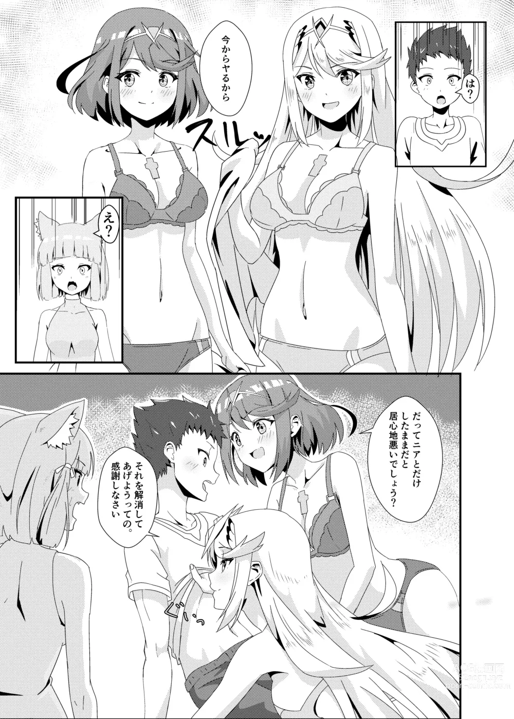 Page 11 of doujinshi Nyan Nyan Nia-chan 2