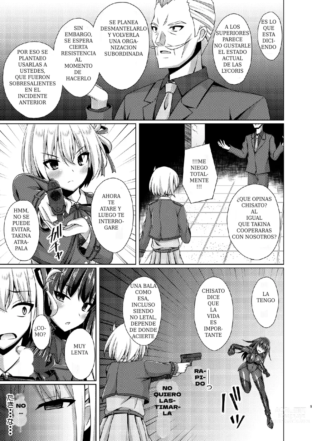 Page 4 of doujinshi Las Flores Caen Enla Lujuria