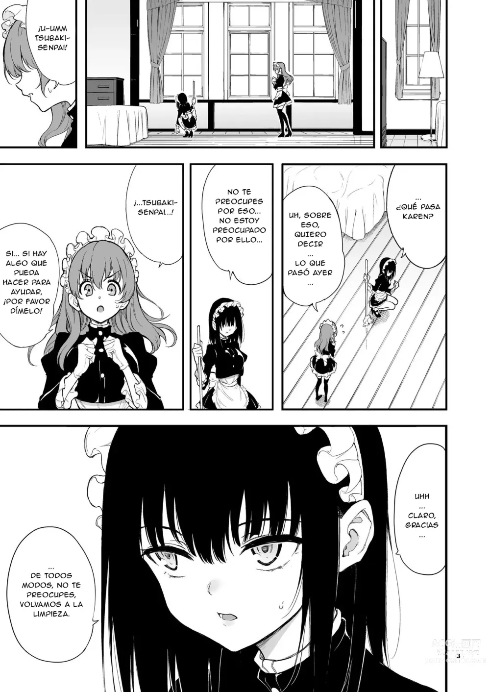 Page 2 of doujinshi Educación de una maid 4 -La aristócrata caída Rurikawa Tsubaki-