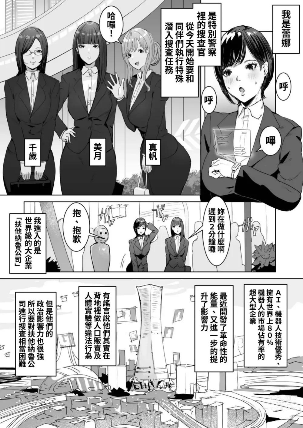 Page 5 of doujinshi High Tech Kigyou ni Sennyuu Shitara Dosukebe Futanari Android ni Kaizou Sareta