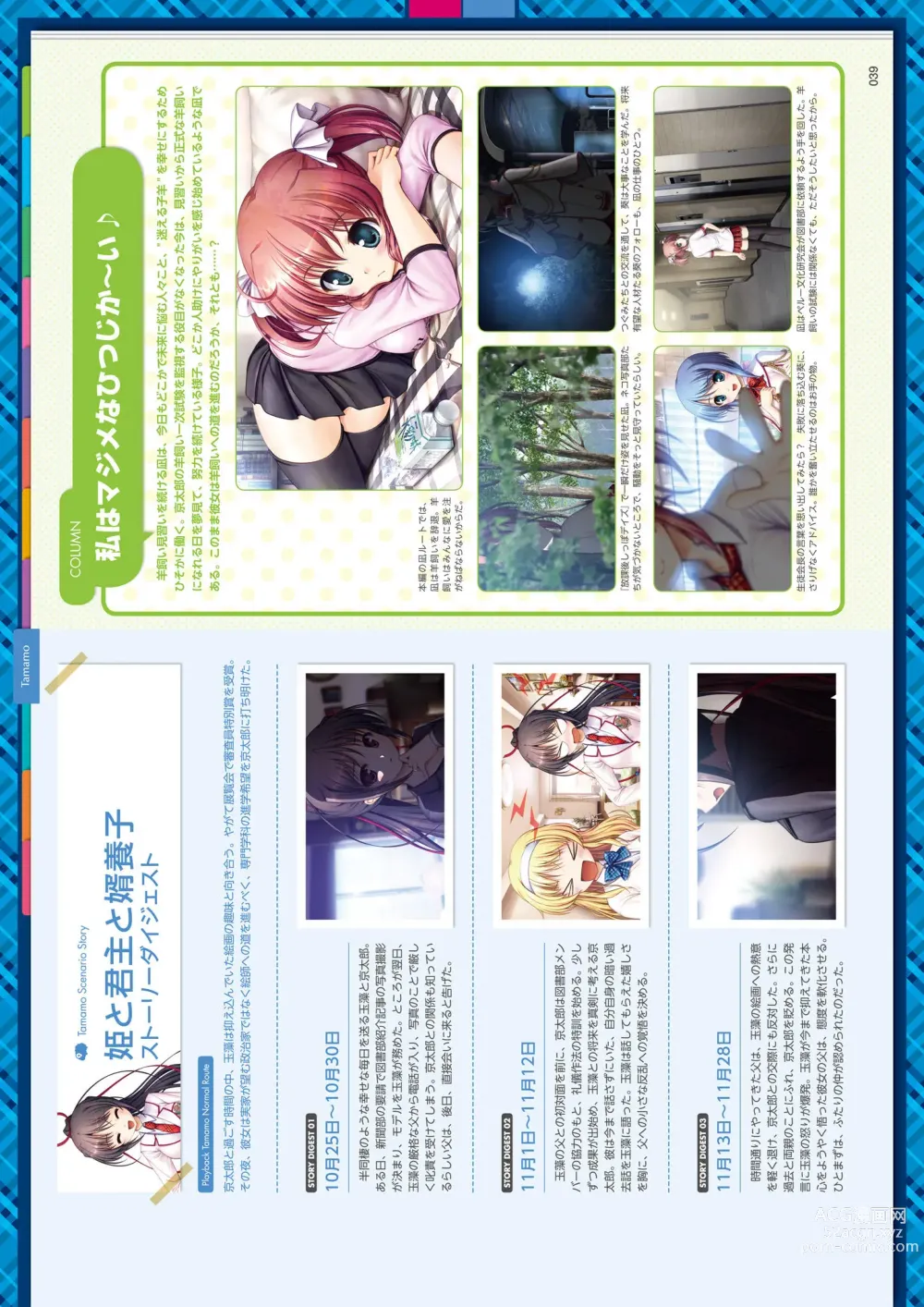 Page 135 of manga Daitoshokan no Hitsujikai Visual Fan Book Houkago Shippo Days & Dreaming Sheep Visual Fan Book