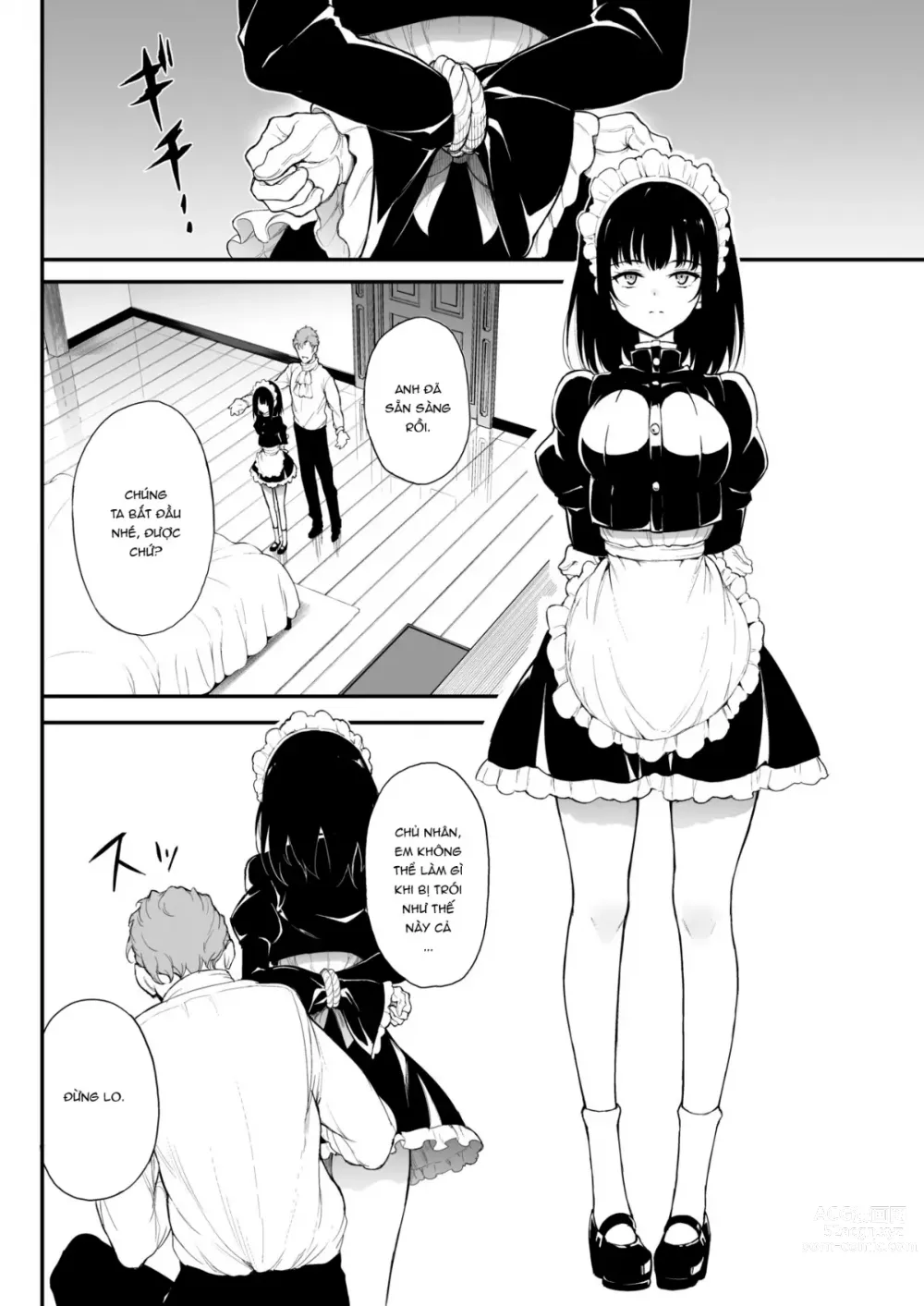 Page 28 of doujinshi Maid Kyouiku: Botsuraku Kizoku Rurikawa Tsubaki (Vietnamese) 1-3