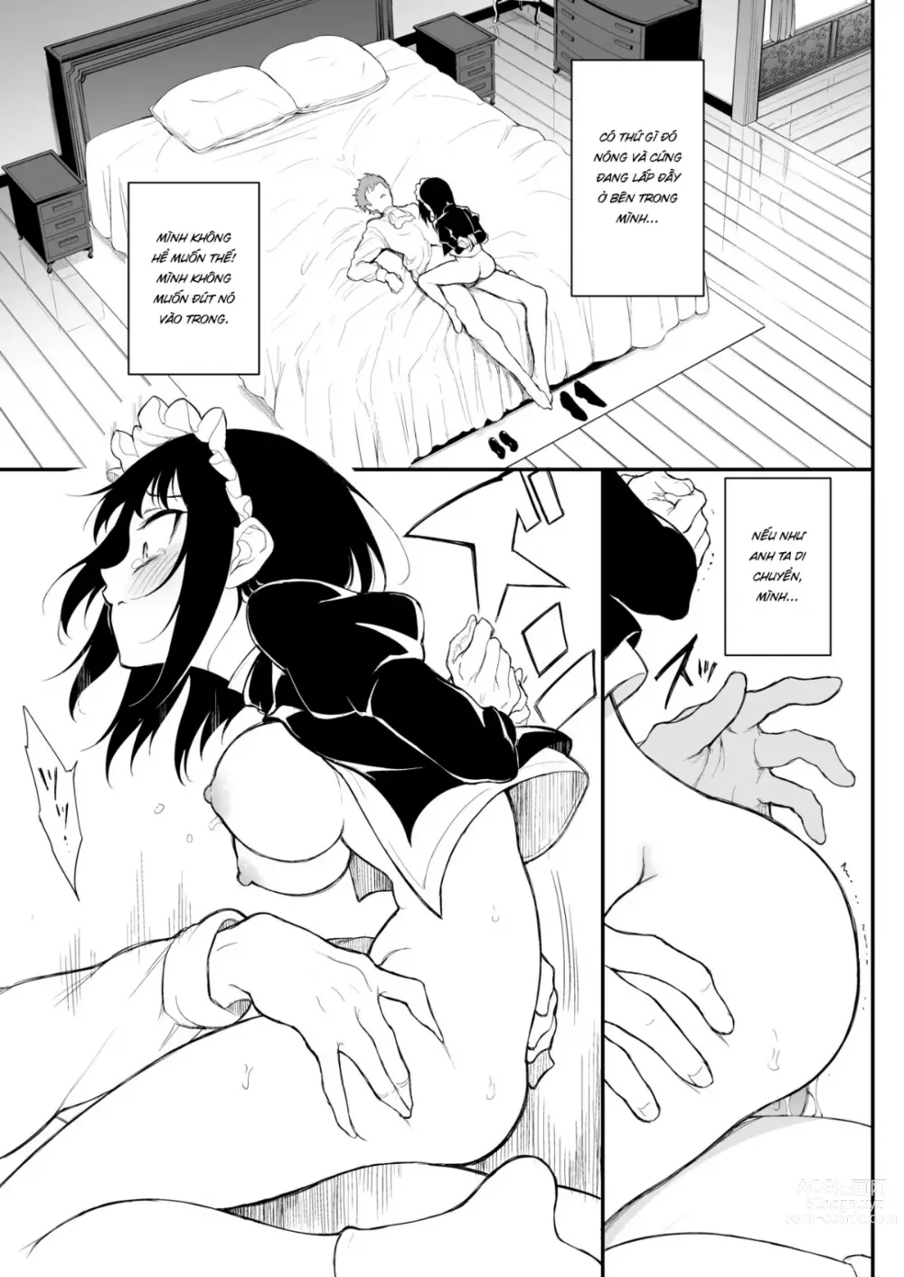 Page 39 of doujinshi Maid Kyouiku: Botsuraku Kizoku Rurikawa Tsubaki (Vietnamese) 1-3