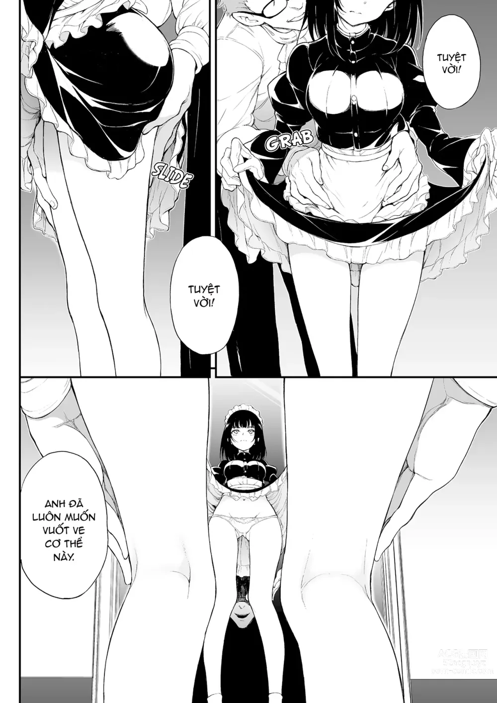 Page 7 of doujinshi Maid Kyouiku: Botsuraku Kizoku Rurikawa Tsubaki (Vietnamese) 1-3