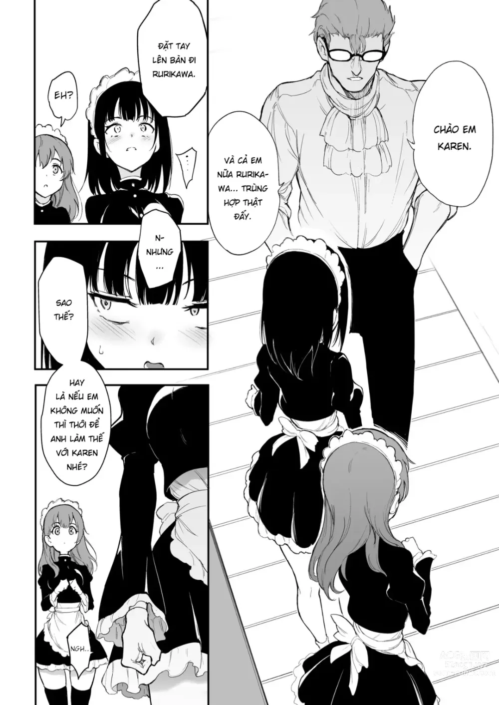 Page 61 of doujinshi Maid Kyouiku: Botsuraku Kizoku Rurikawa Tsubaki (Vietnamese) 1-3