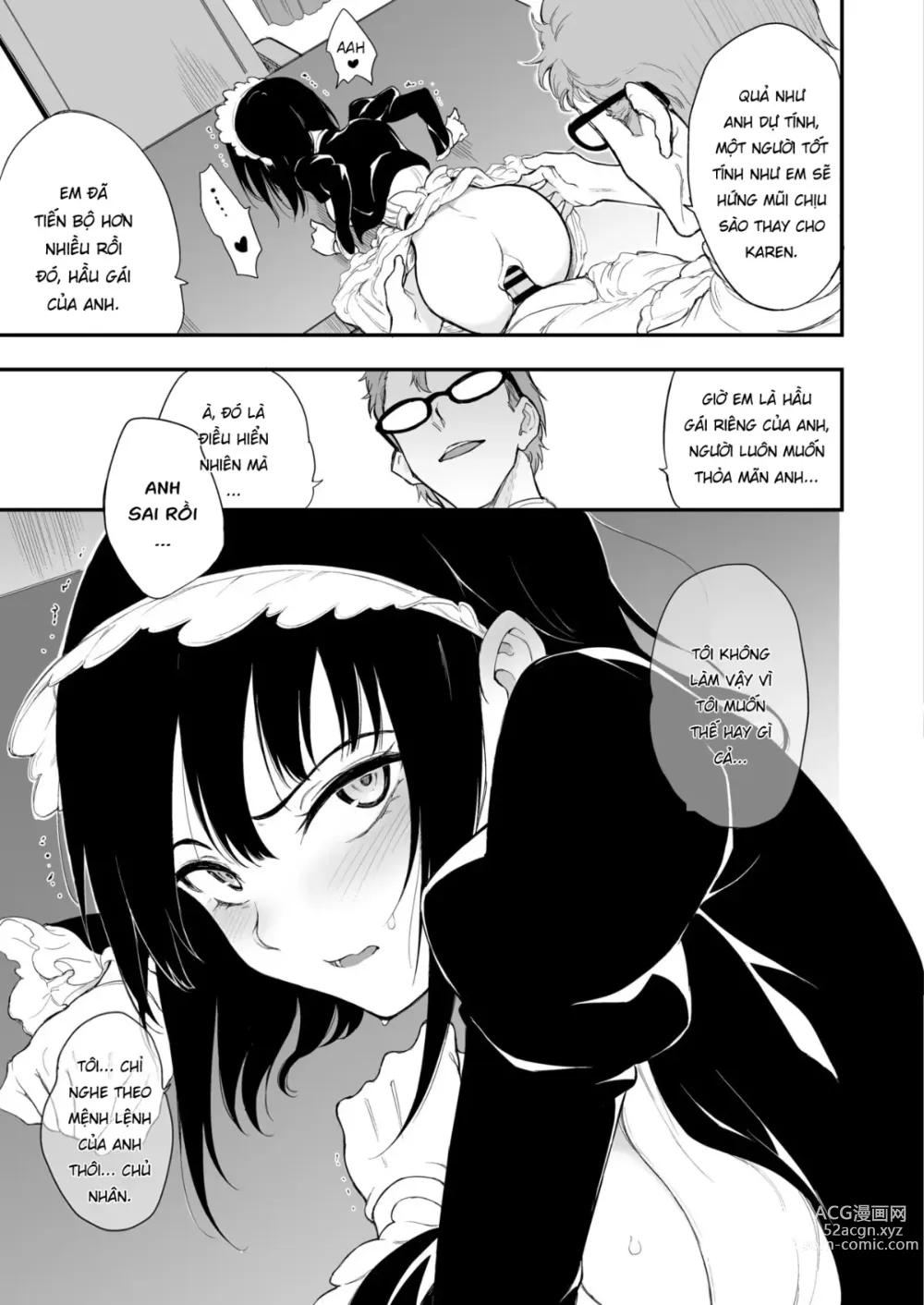 Page 66 of doujinshi Maid Kyouiku: Botsuraku Kizoku Rurikawa Tsubaki (Vietnamese) 1-3