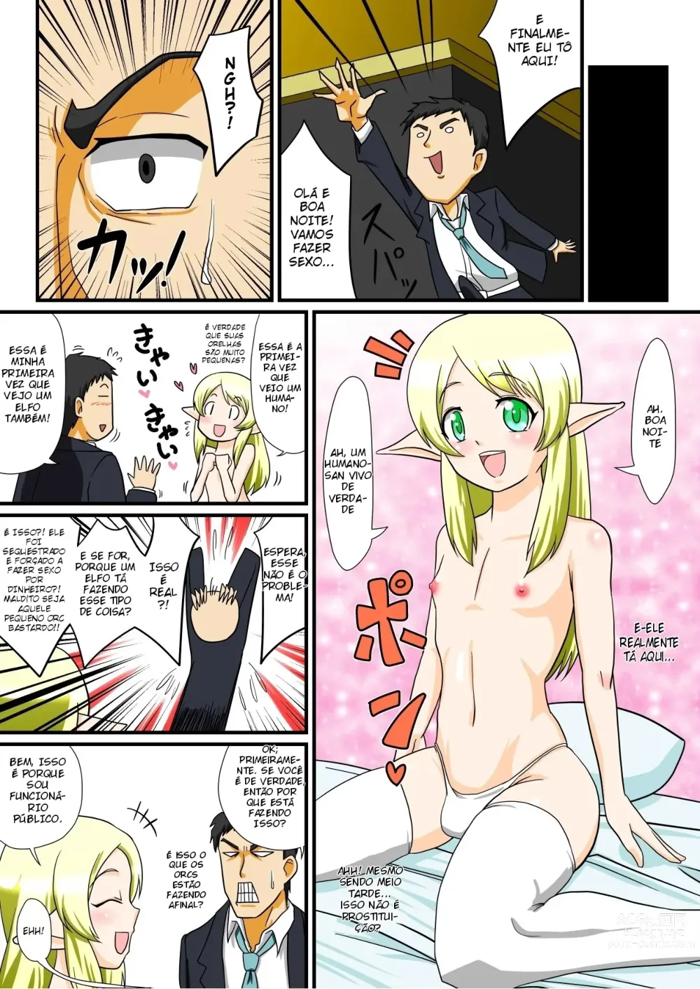 Page 4 of doujinshi Tonikaku Ore wa Otokonoko Elf to Ecchi ga Shitainda