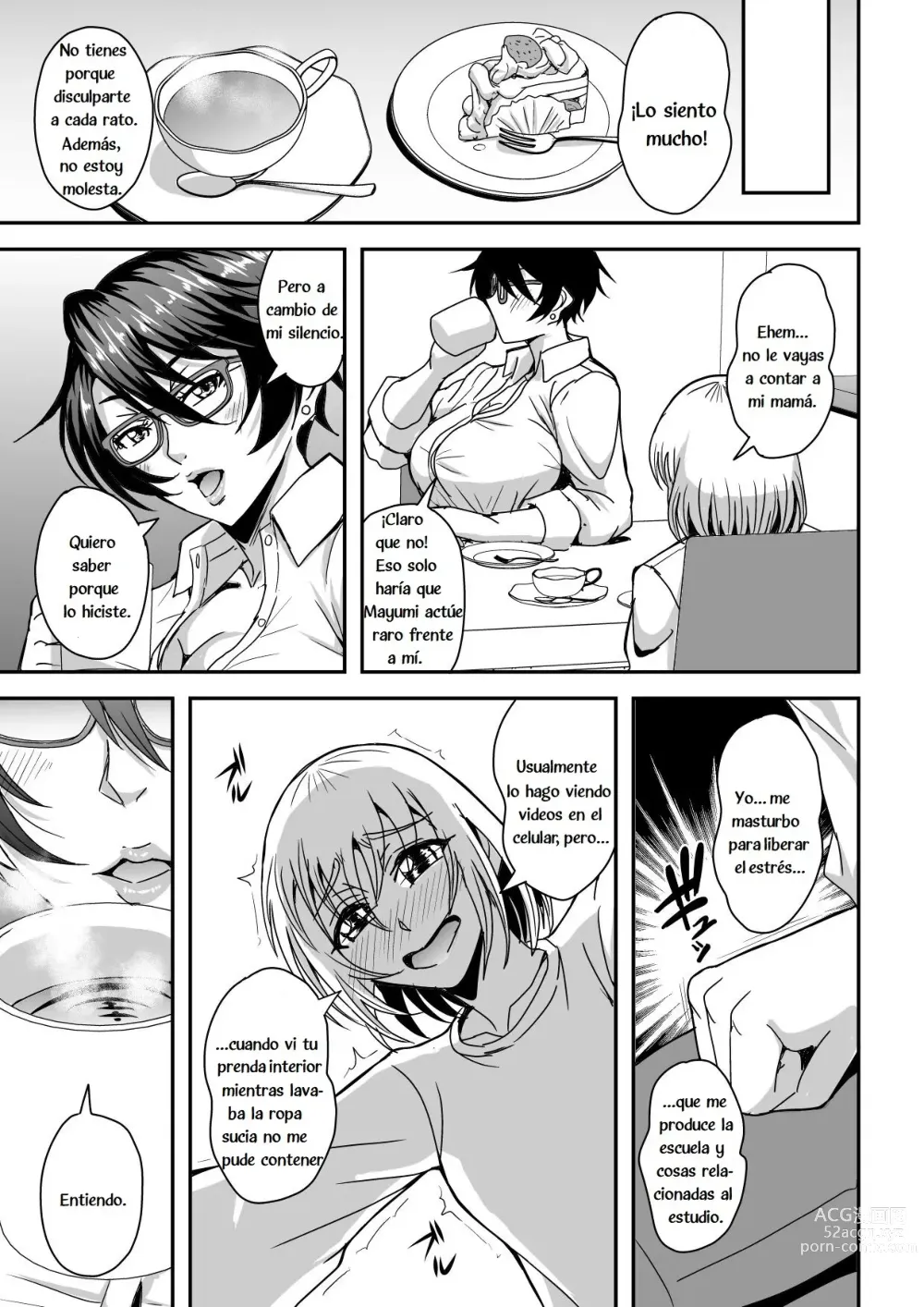 Page 8 of doujinshi Arofour Dokushin BariCare Oba-san ga Yuujin no Musuko demo Aru Toshishita Danshi to no Kankei ni Hamaru Hanashi