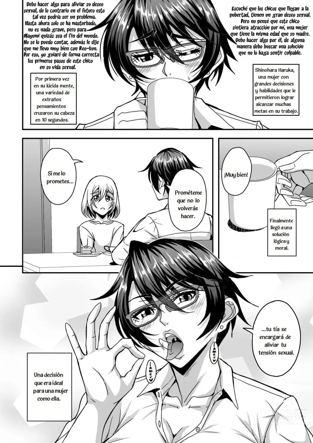 Page 9 of doujinshi Arofour Dokushin BariCare Oba-san ga Yuujin no Musuko demo Aru Toshishita Danshi to no Kankei ni Hamaru Hanashi