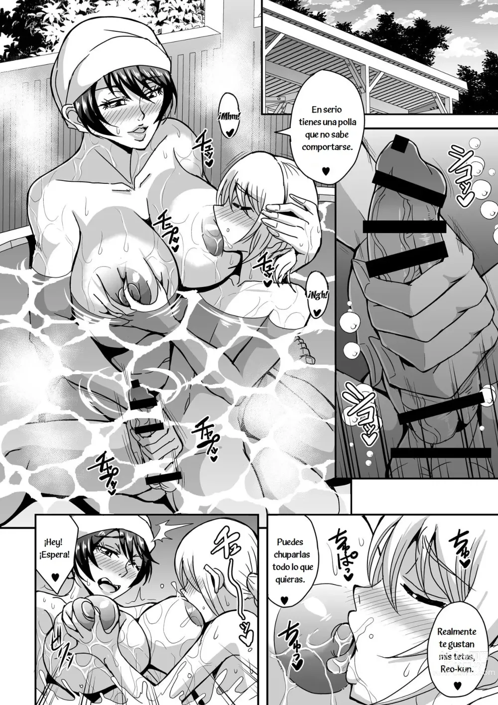 Page 23 of doujinshi Arofour Dokushin BariCare Oba-san ga Yuujin no Musuko demo Aru Toshishita Danshi to no Kankei ni Hamaru Hanashi 2 Onsen Ryokou Hen