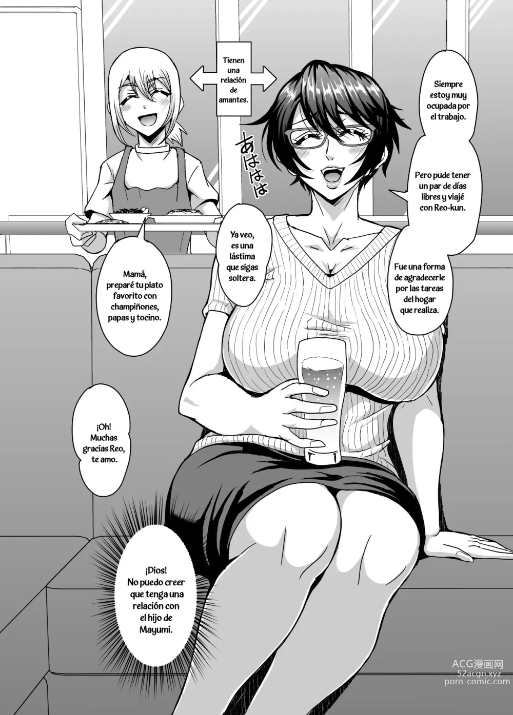 Page 3 of doujinshi Arofour Dokushin BariCare Oba-san ga Yuujin no Musuko demo Aru Toshishita Danshi to no Kankei ni Hamaru Hanashi 3 Boshisoukan Hen