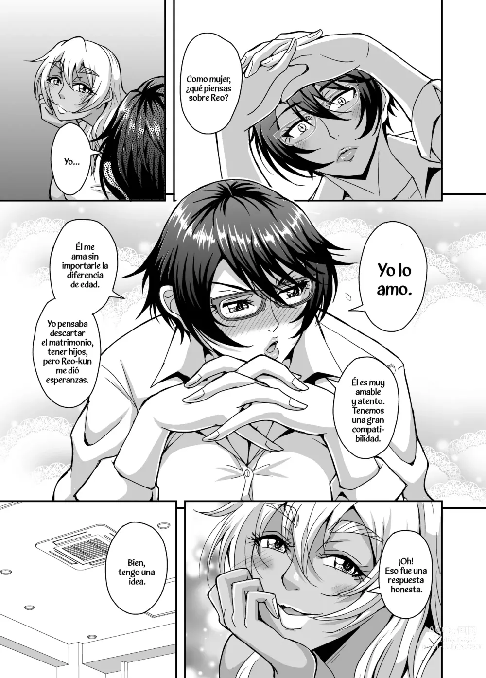 Page 36 of doujinshi Arofour Dokushin BariCare Oba-san ga Yuujin no Musuko demo Aru Toshishita Danshi to no Kankei ni Hamaru Hanashi 3 Boshisoukan Hen