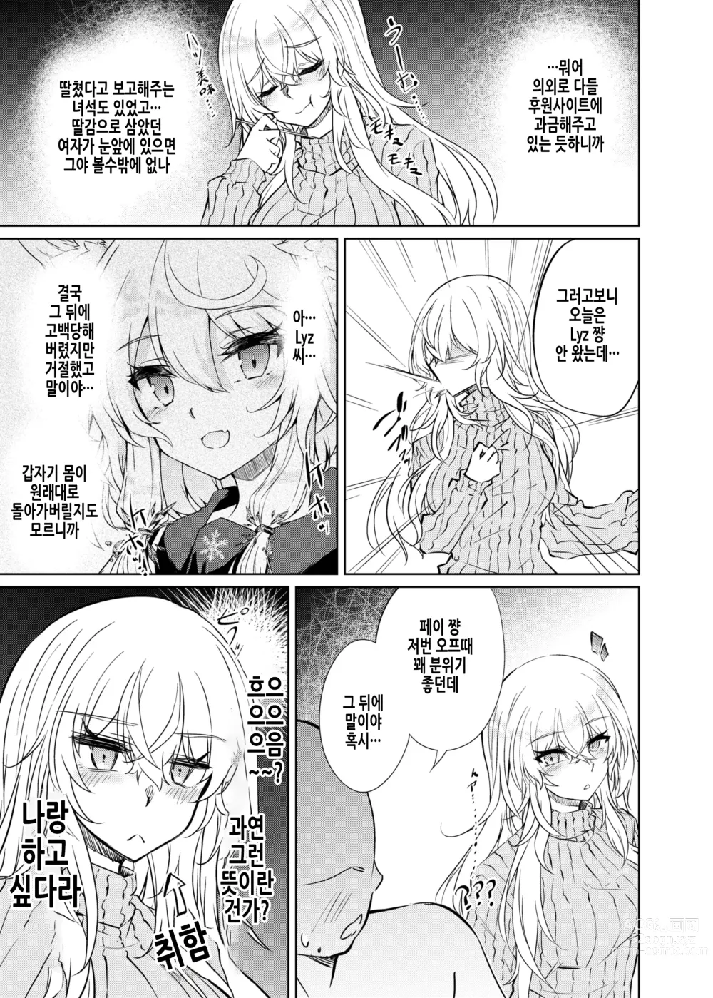 Page 15 of doujinshi VR도 리얼도 TS암컷이 되었습니다. 2