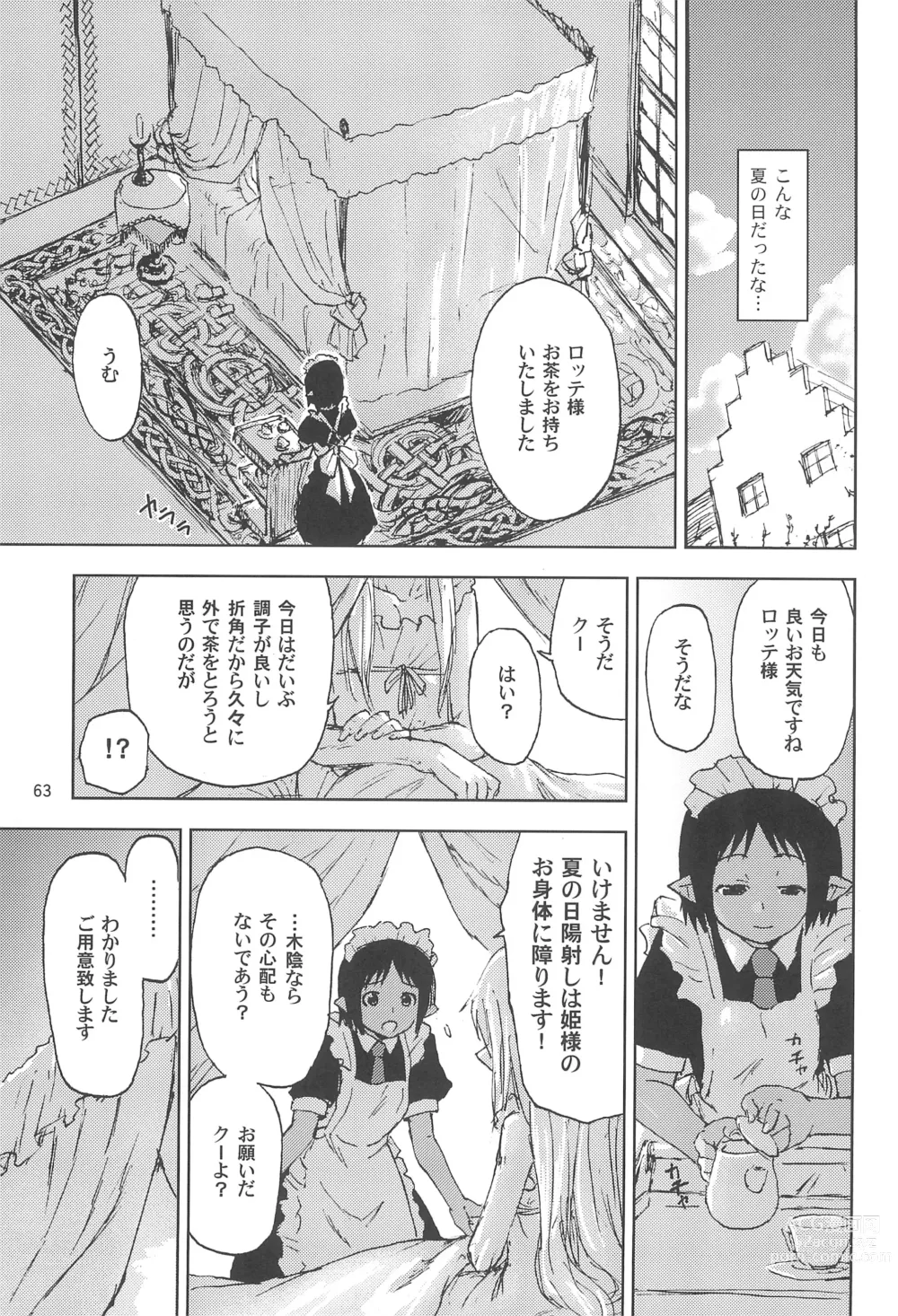 Page 63 of doujinshi Maigo no Maigo no Hime-sama Plus