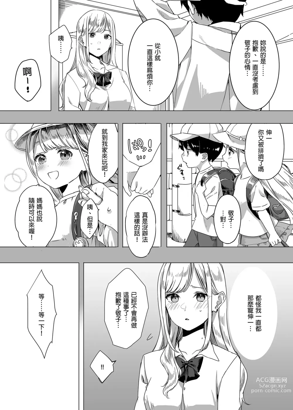 Page 8 of doujinshi My Gullible Childhood Friend Gyaru 凡事都會聽從我的辣妹青梅竹馬 (decensored)