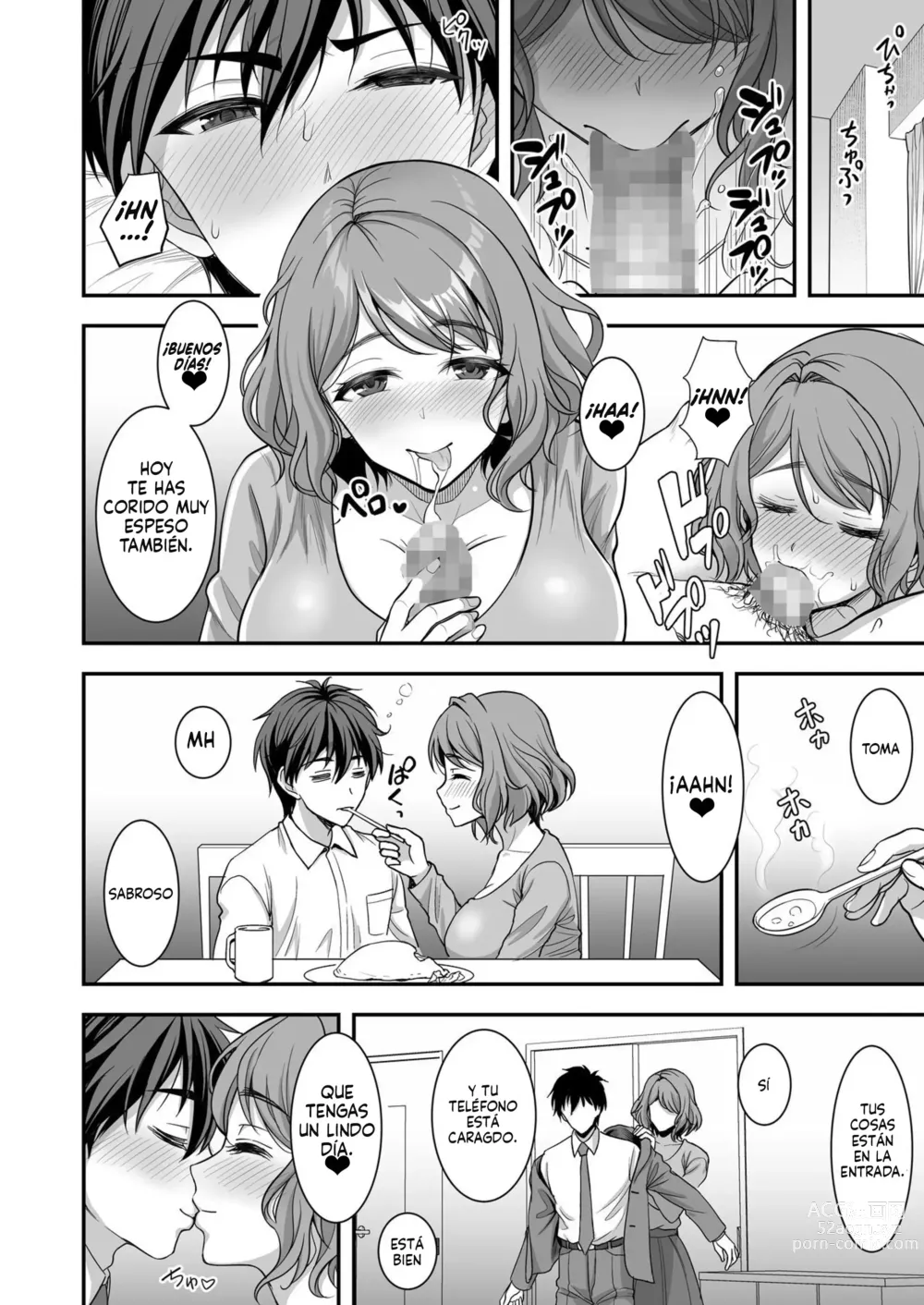 Page 46 of doujinshi La leve trampa de una esposa ~La engañé pero estoy totalmente bajo su control~