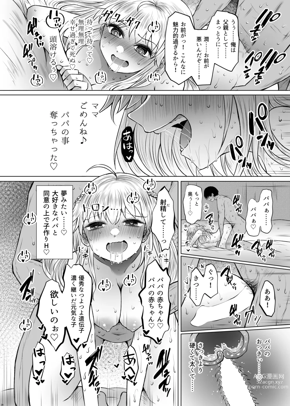 Page 24 of doujinshi Idensei Shikkan no Risk ga Nai nara Papa to Kozukuri Shite mo Ii yo ne