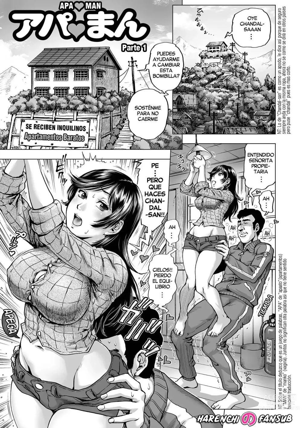 Page 1 of manga Apa♥Man - Parte 1 (decensored)