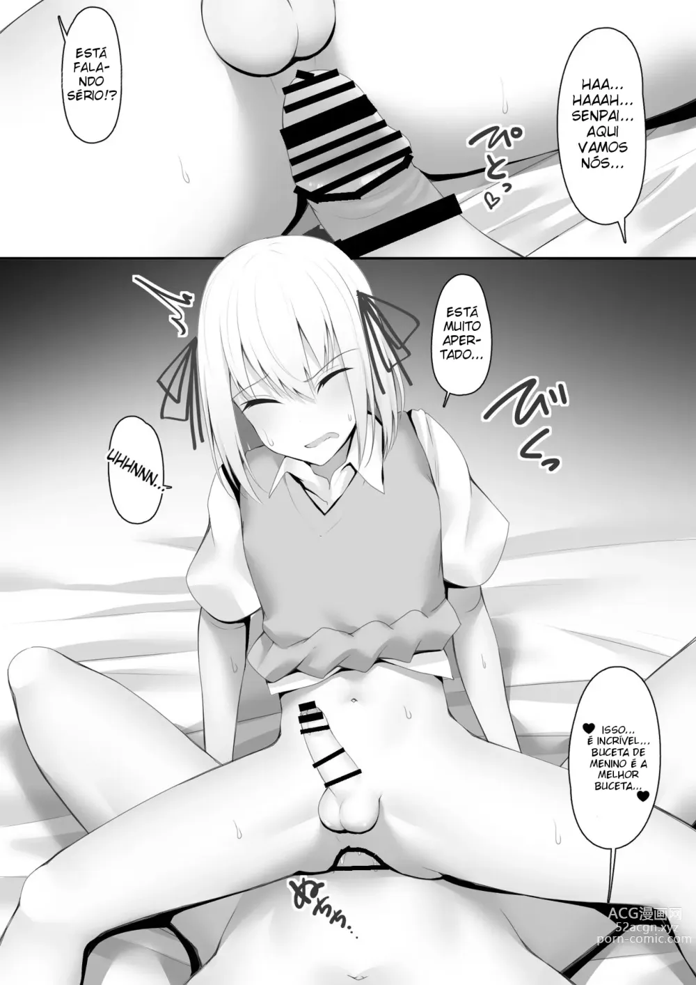 Page 10 of doujinshi Boku no Senpai wa Chicchai