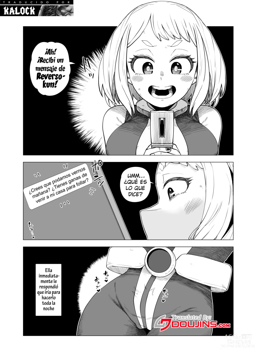 Page 1 of doujinshi Academia de Héroes & una Moralidad Invertida 12: ~Ochako Uraraka~