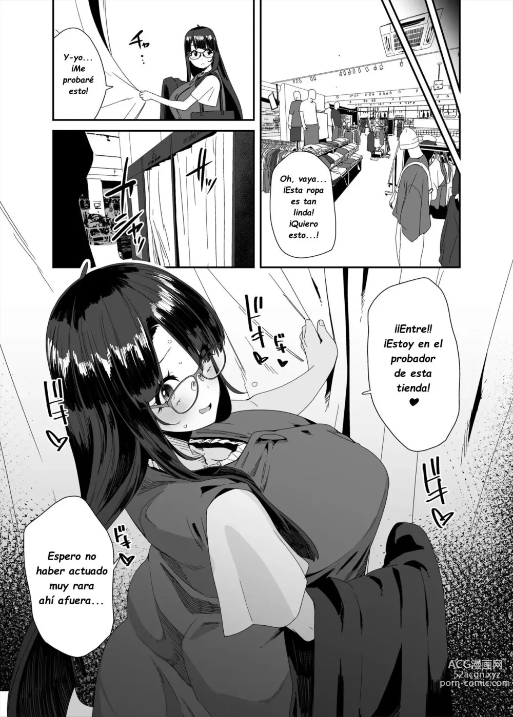 Page 22 of doujinshi Chica de Secundaria Lasciva de Grandes Pechos Una Historia sobre salir al Centro Comercial y Masturbarse