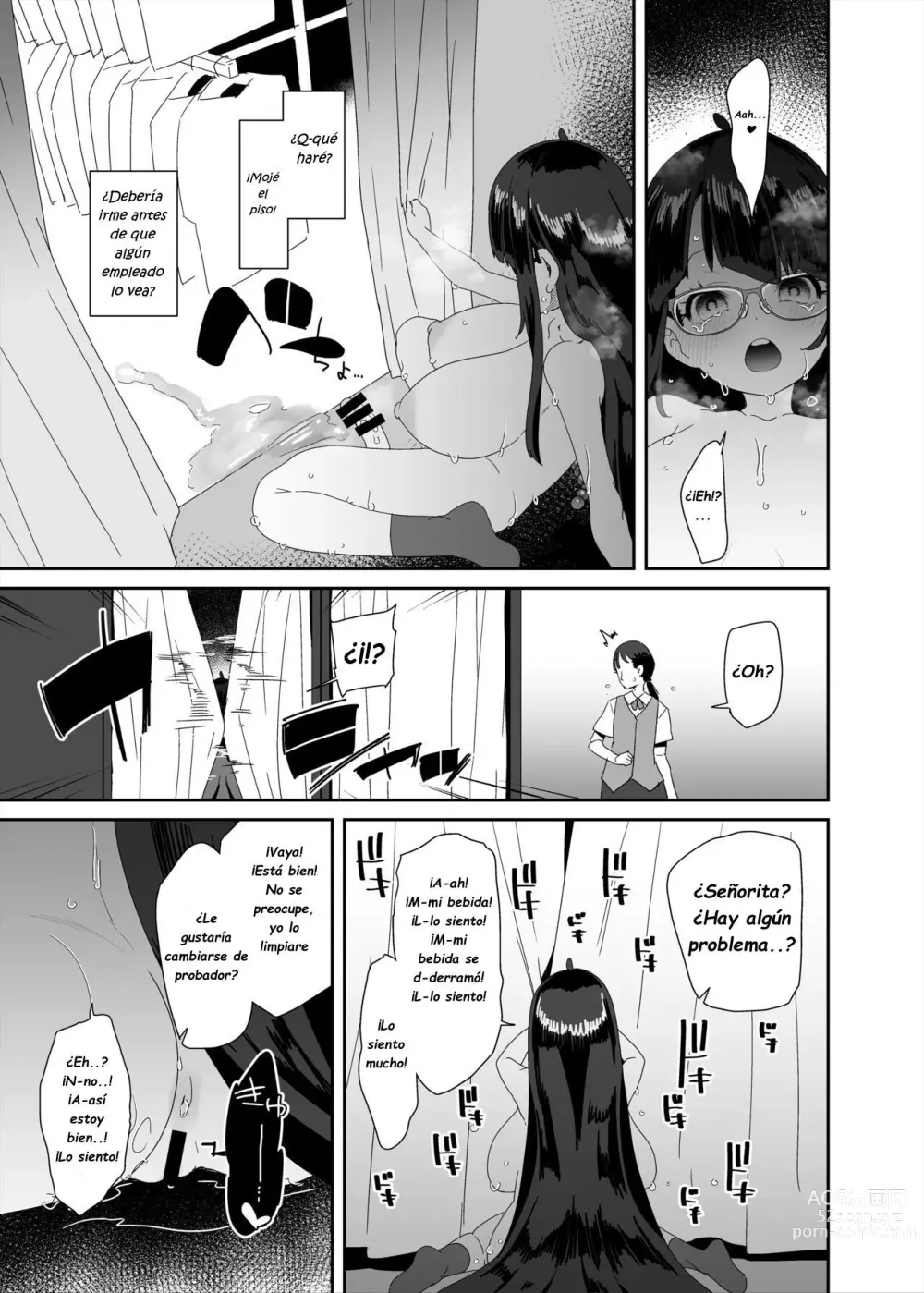 Page 34 of doujinshi Chica de Secundaria Lasciva de Grandes Pechos Una Historia sobre salir al Centro Comercial y Masturbarse