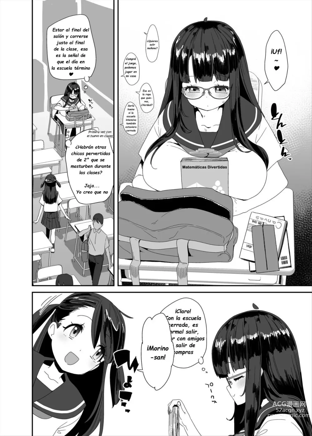 Page 5 of doujinshi Chica de Secundaria Lasciva de Grandes Pechos Una Historia sobre salir al Centro Comercial y Masturbarse