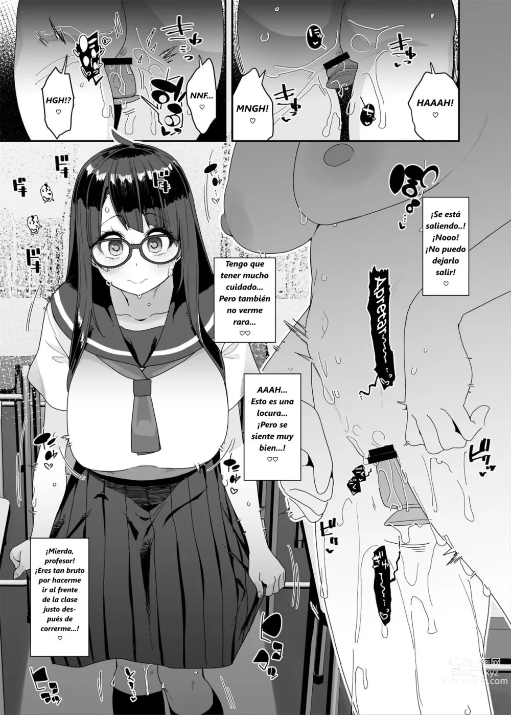 Page 44 of doujinshi Una Historia sobre una Chica de Secundaria Lasciva de Grandes Pechos Masturbándose en la Escuela