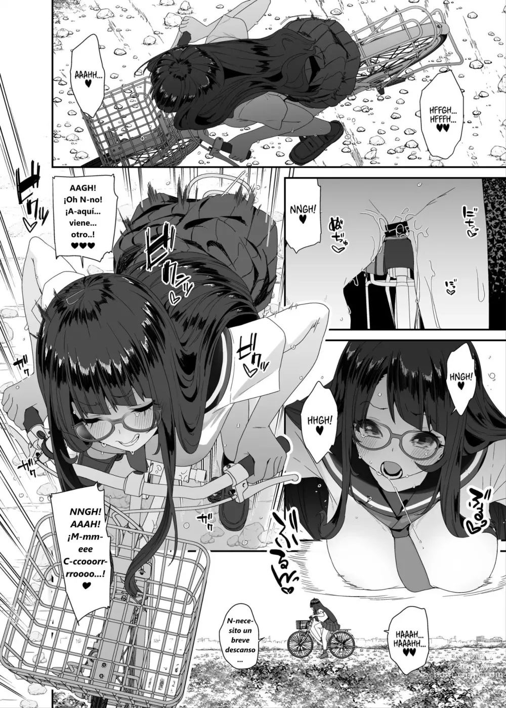 Page 79 of doujinshi Una Historia sobre una Chica de Secundaria Lasciva de Grandes Pechos Masturbándose en la Escuela