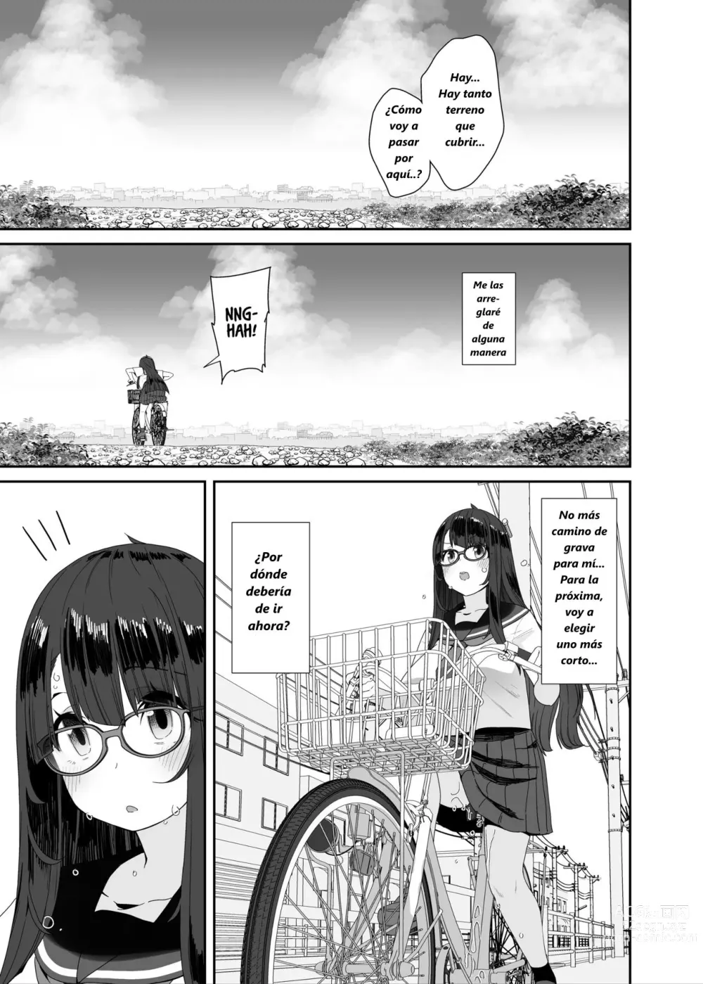 Page 82 of doujinshi Una Historia sobre una Chica de Secundaria Lasciva de Grandes Pechos Masturbándose en la Escuela