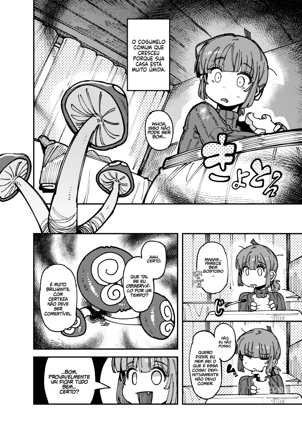 Page 4 of doujinshi Ie ga Shike Sugite Haete Kita Genkaku Yuuhatsu Kinoko wo Gosyoku Shite Hatsujyou Shita Ato no Are ya Kore