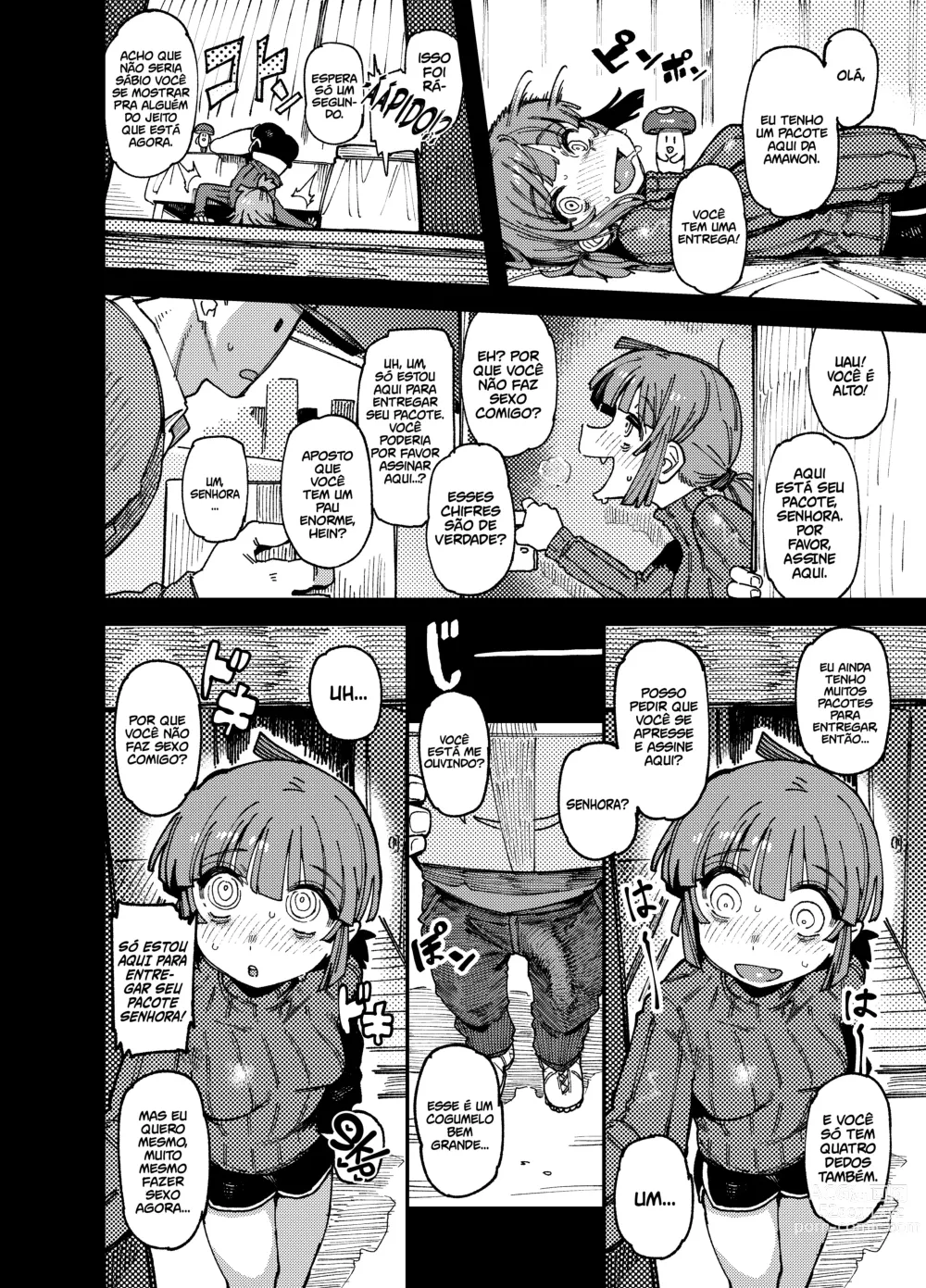 Page 10 of doujinshi Ie ga Shike Sugite Haete Kita Genkaku Yuuhatsu Kinoko wo Gosyoku Shite Hatsujyou Shita Ato no Are ya Kore