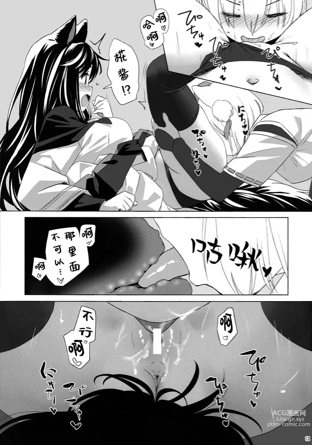 Page 14 of doujinshi Shiro Kuro Ookami