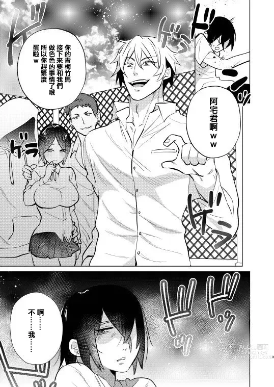 Page 3 of doujinshi 作為不良的我TS之後和陰角君兩個人做了愛的小故事