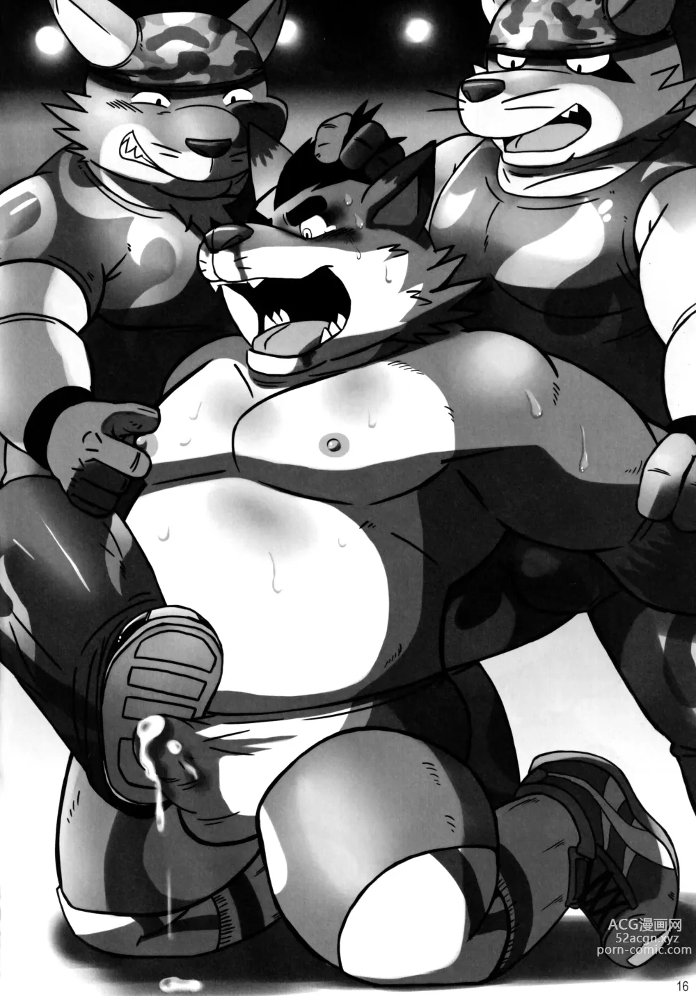 Page 17 of doujinshi BFW -BEAST FIGHTER WRESTLING-