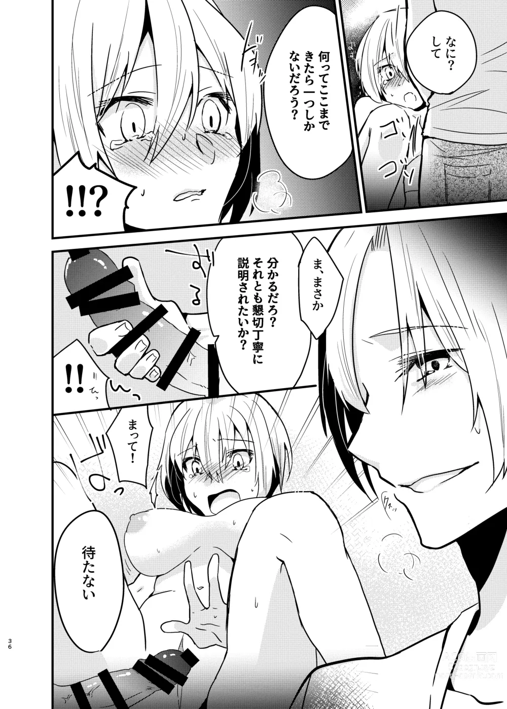 Page 35 of doujinshi Onii-chan ni Imouto ga (Seiteki ni) Taberarechatta Hanashi Soushuuhen