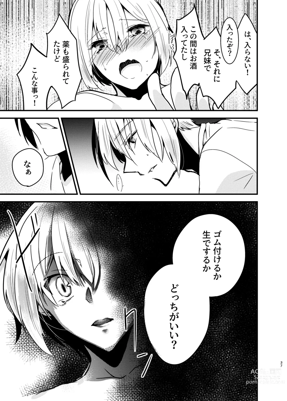 Page 36 of doujinshi Onii-chan ni Imouto ga (Seiteki ni) Taberarechatta Hanashi Soushuuhen