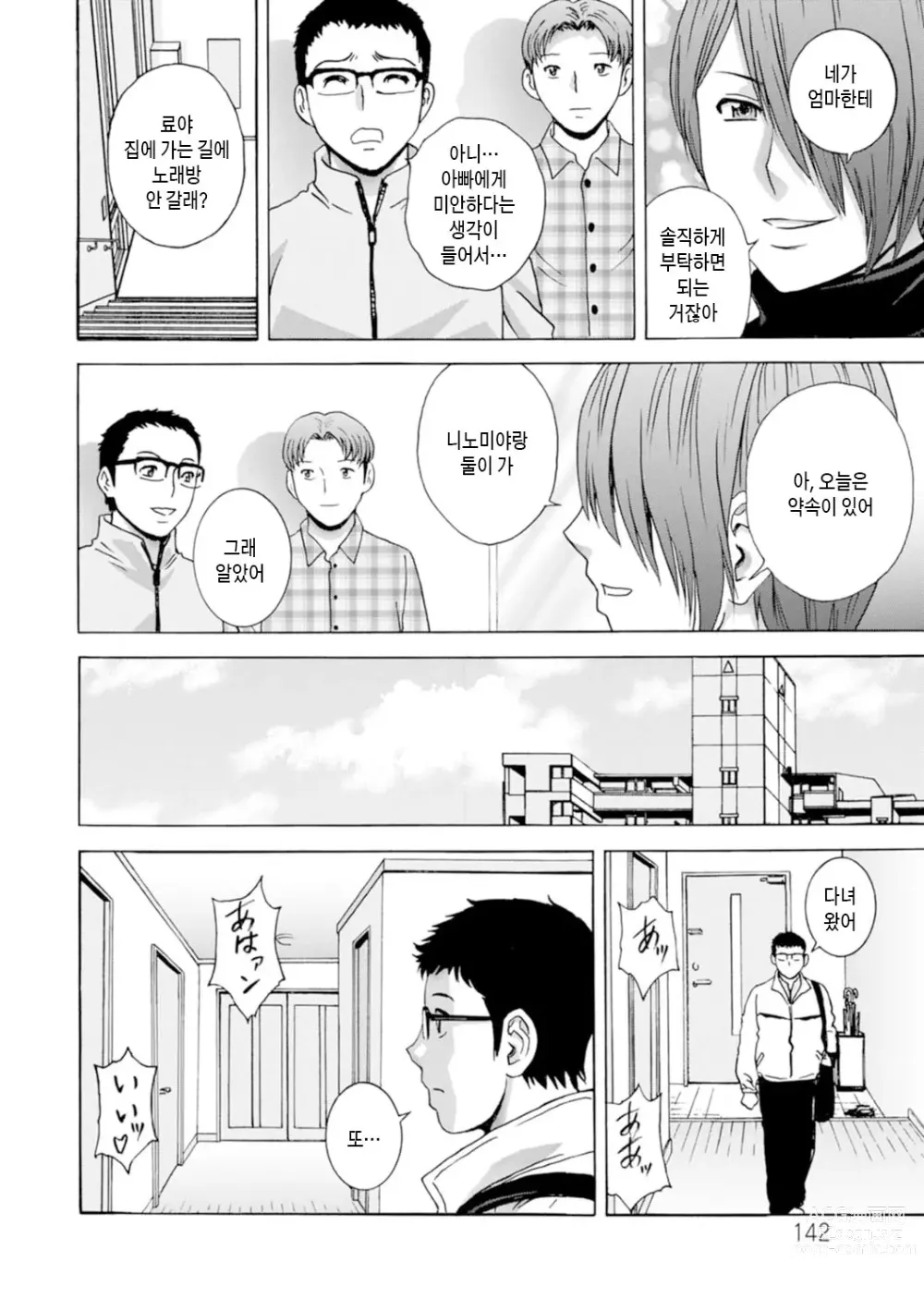 Page 142 of manga 아슬아슬한 여자들