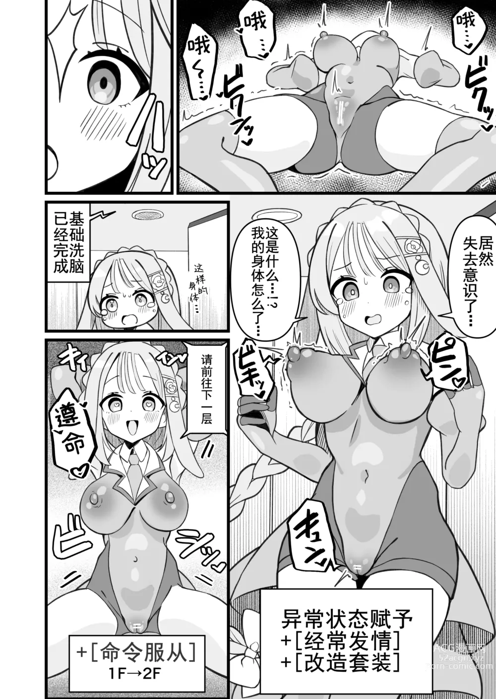 Page 3 of doujinshi hen nou torappu danzyon 1-3