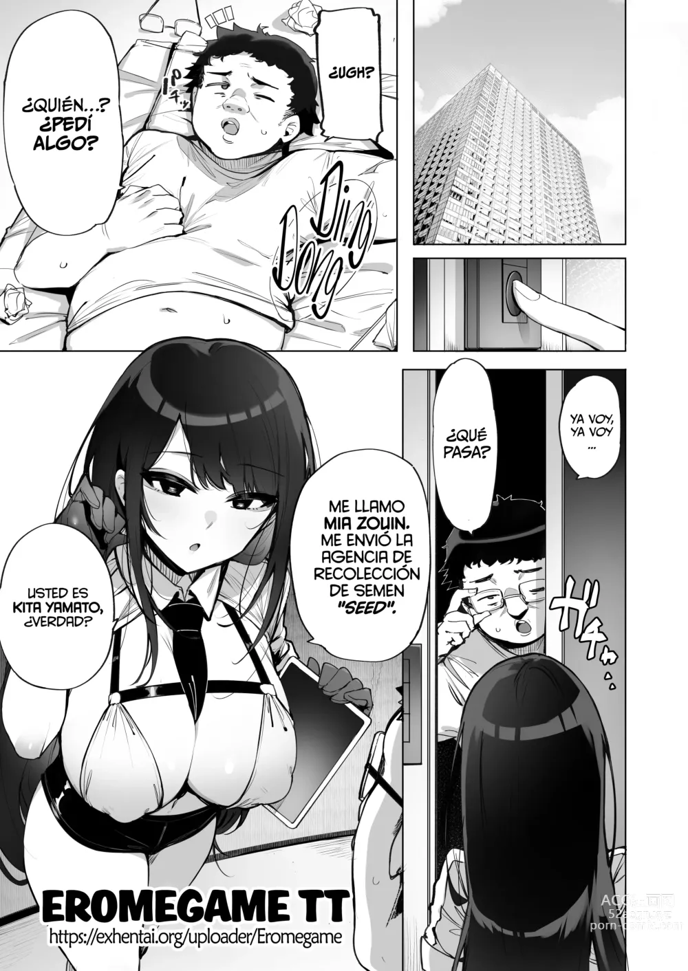 Page 2 of doujinshi Estoy Aquí para Recolectar tu Semen