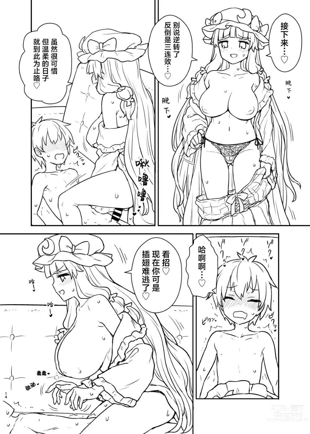 Page 13 of doujinshi Patchouli-sama ga Arawareta!