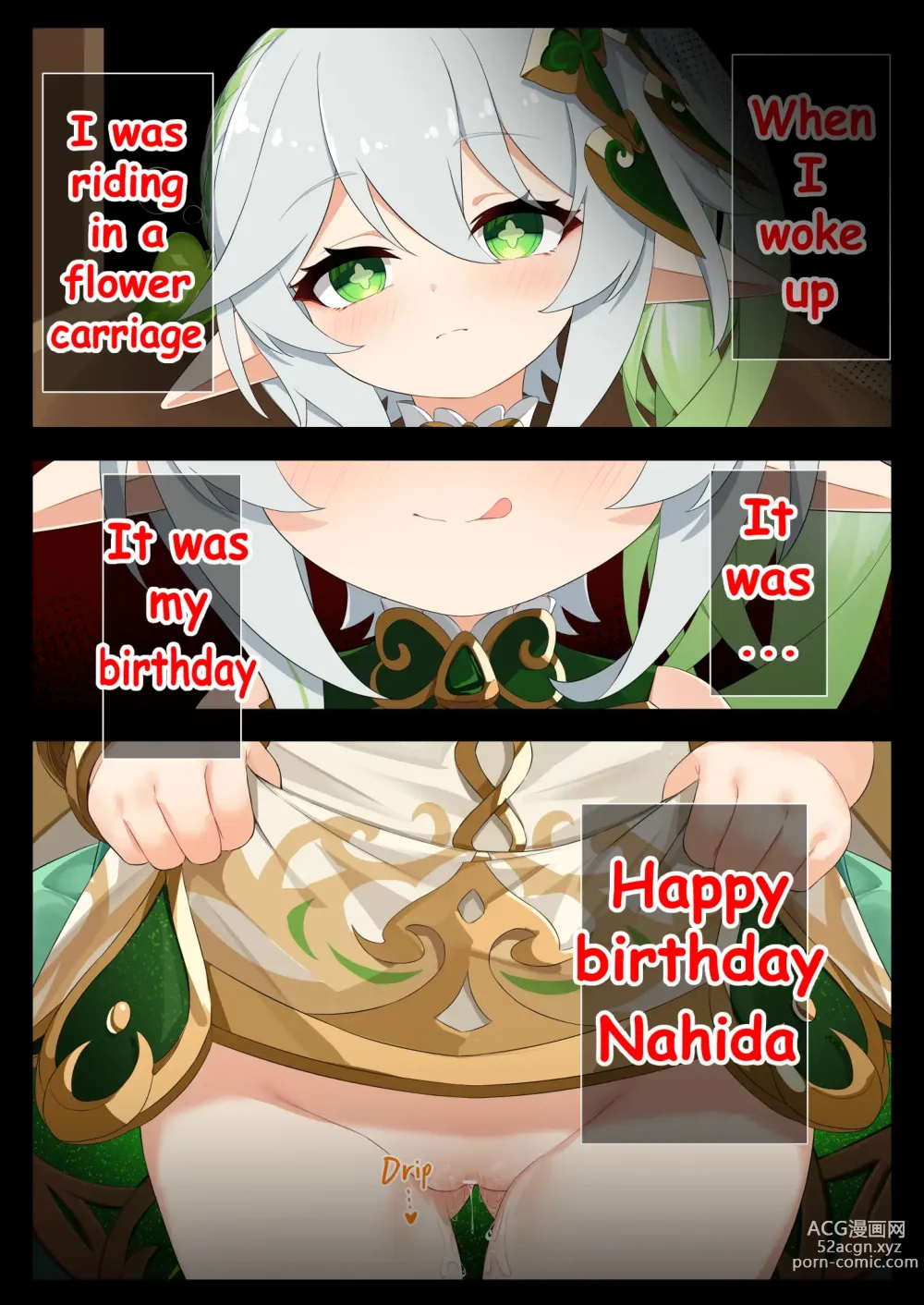 Page 34 of doujinshi Happy birthday! Nahida Omake