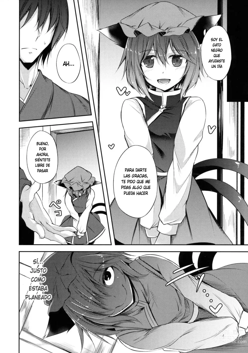 Page 5 of doujinshi Senjitsu Tasukete Itadaita Kuroneko desu.