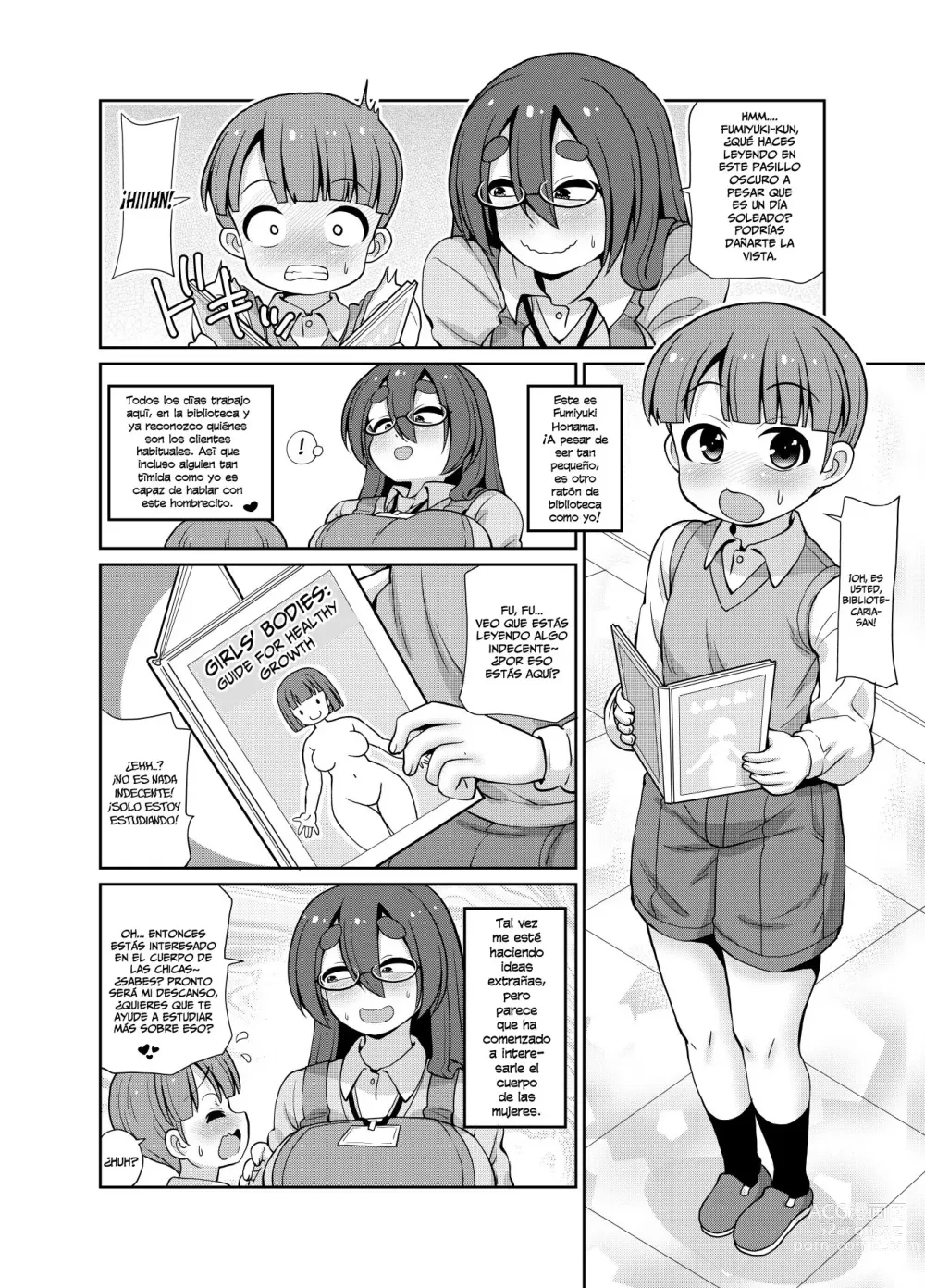 Page 4 of doujinshi InCha no Shisho wa Hon Yomi Shota o Michibikitai