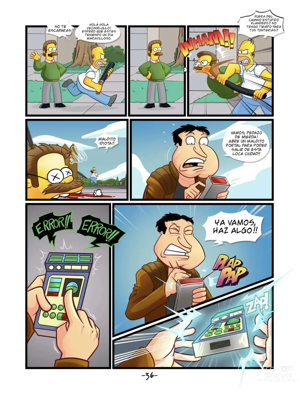 Page 36 of doujinshi Quagmire Into The Multiverse 2