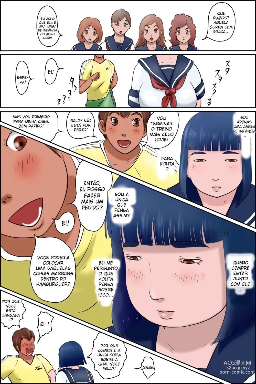 Page 12 of doujinshi Minha Amiga de Infância é Simples, Mas Tudo Bem