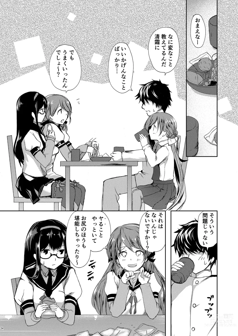 Page 55 of doujinshi Koi Mo Shiyo? Kiyoshimo, Iko!